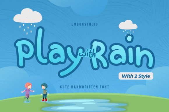 A Review of the Play with Rain Display Font for Editorial Projects