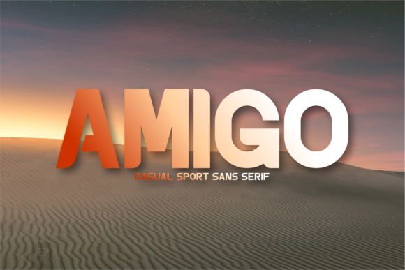 Amigo: A Display Font for Bold Campaign Creatives