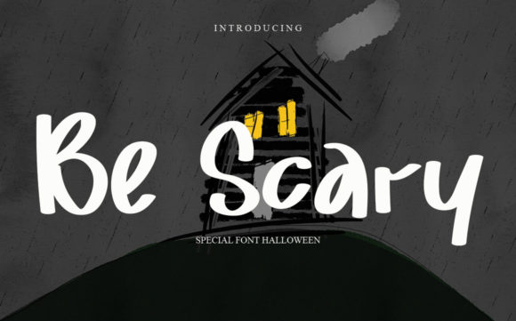Be Scary: A Fun Display Font for Crafters and Creators
