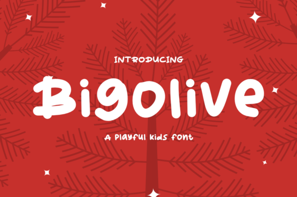 Bigolive: A Modern Display Font for Editorial Storytelling