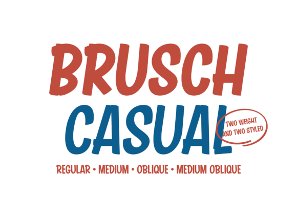 Brusch Casual: The Adaptable Display Font for Editorial Impact