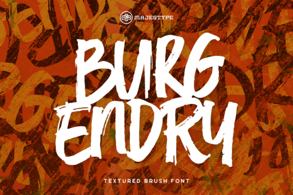 Burgendry: The Cool, Brushed Display Font for Your Creative Arsenal
