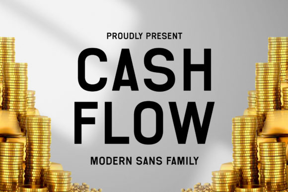 Cashflow: A Bold Display Font for Creative Product Design