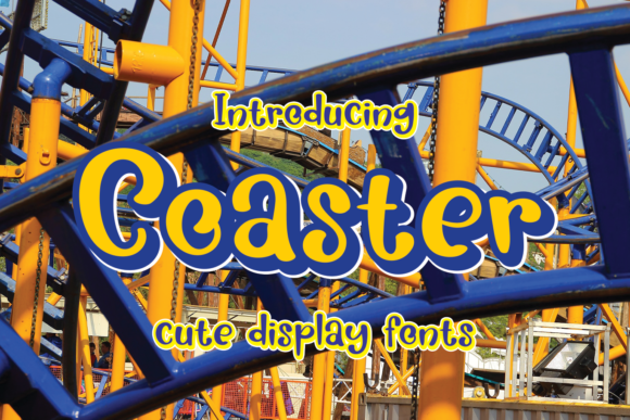 Coasters Font: A Cute Display Typeface for Digital Design