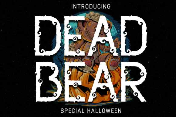 Dead Bear Font: The Ultimate Display Typeface for Crafters