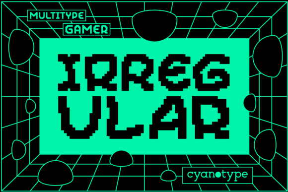 Exploring the Editorial Character of Gamer Irregular Font