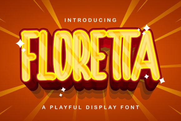 Floretta: A Playful Display Font for Editorial Mood