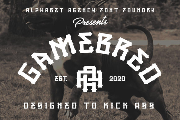 Gamebred: A Bold Display Font for Your Next Creative Project