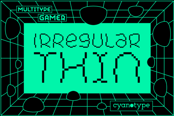 Gamer Irregular Thin: A Distinctive Pixel Font for Marketing Campaigns