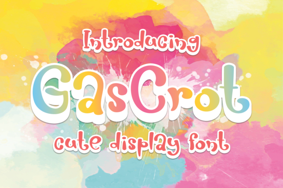 Gas Crot: A Playful Display Font for Modern Web Design