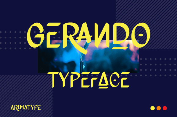 Gerando: A Modern Display Font for Campaign Creators