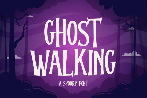 Ghost Walking: A Spooky Display Font for Digital Designers