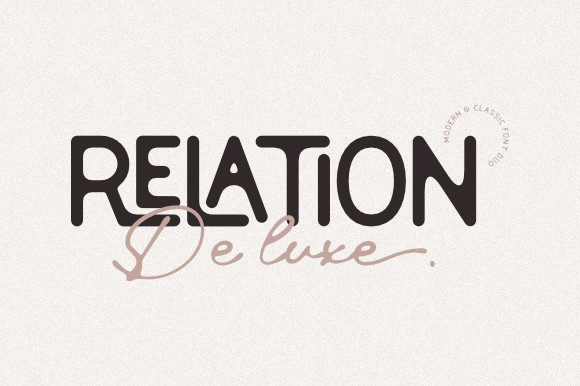 How the Relation De Luxe Font Elevates Your Handmade Products