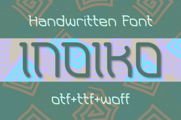 Indiko: A Chic Display Font for Editorial Design