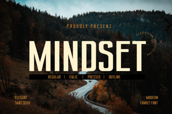 Introducing Mindset: A Bold Display Font for Modern Design