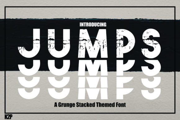 Jumps Font: A Bold Display Typeface for Campaign Impact