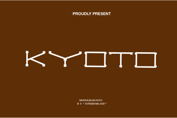 Kyoto Monogram: An Elegant Font for Modern Branding