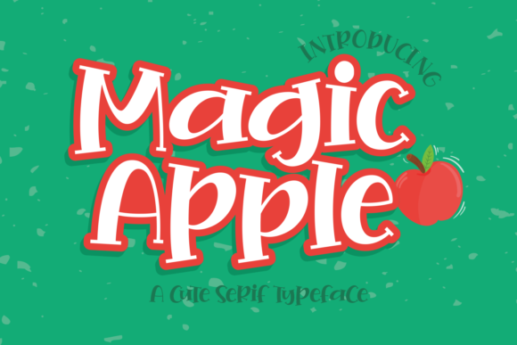Magic Apple: A Display Font Designed for Creative Makers