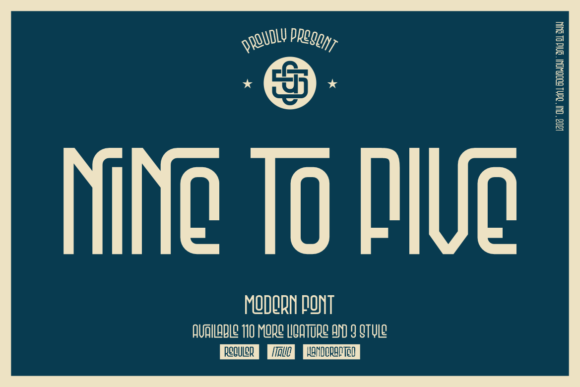 Nine to Five: A Display Font for Campaigns That Need to Stand Out