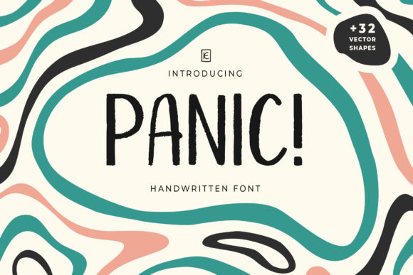 Panic: The Bold Display Font for Crafters and Product Creators