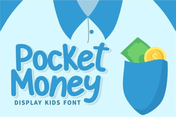 Pocket Money: A Simple and Clean Display Font for Editorial Projects