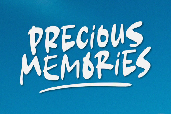 Precious Memories: A Friendly Display Font for Editorial Design