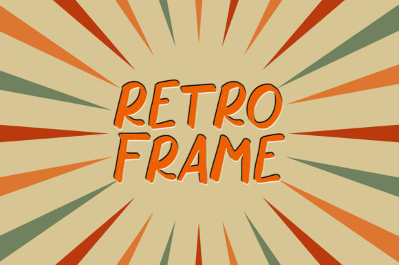Retro Frame: A Cool Display Font for Urban Design
