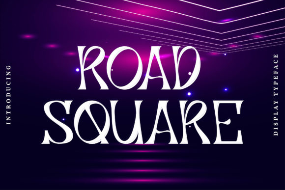 Roadsquare: A Wavy Display Font for Crafters and Creators