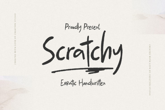 Scratchy: A Vintage Display Font for Timeless Branding