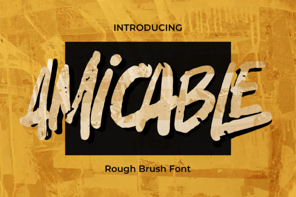The Amicable Font: A Craft Designer's Essential Display Typeface