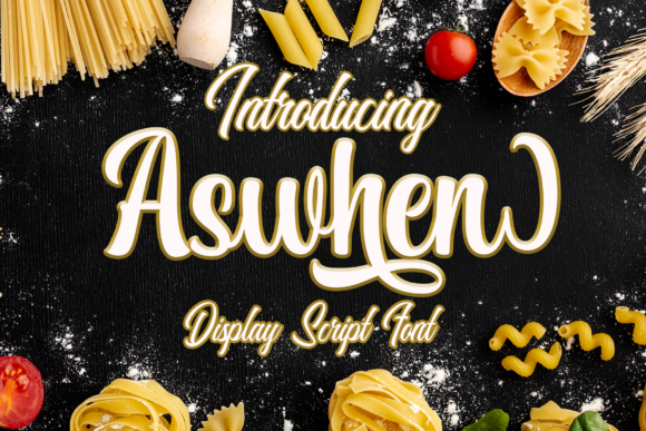 The Aswhen Font: A Whimsical, Genuine Display Typeface