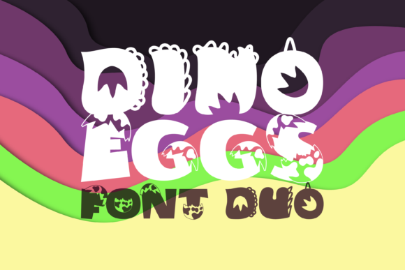 The Dino Eggs Duo Font: A Fun Tool for Serious Branding