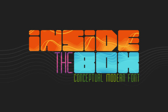 The Inside the Box Display Font for Your Creative Projects