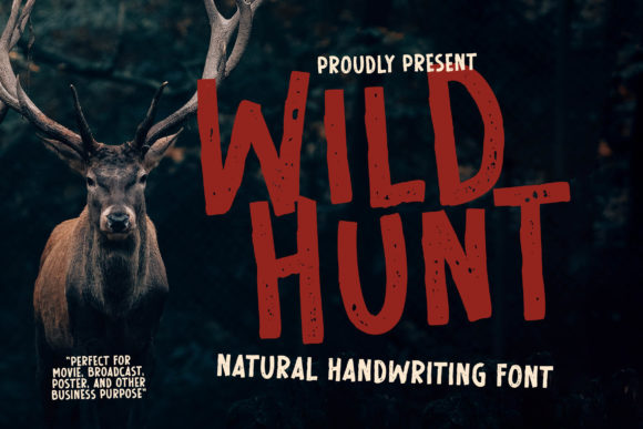 The Rough & Versatile Power of the Wild Hunt Display Font
