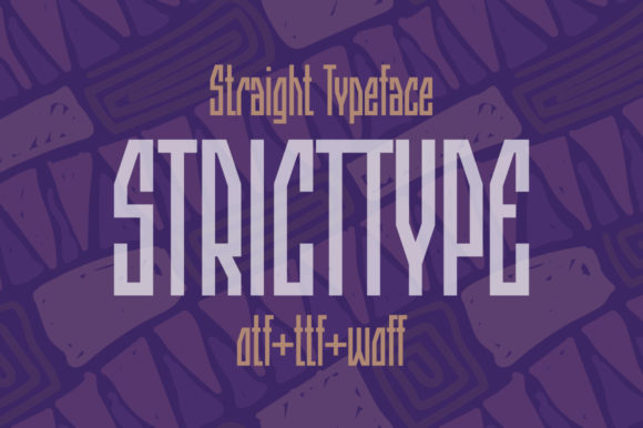 The Stricttype Font: A Robotic Display Typeface for Editorial Impact