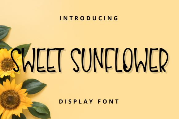 The Sweet Sunflower Font for Friendly & Quirky Web Design
