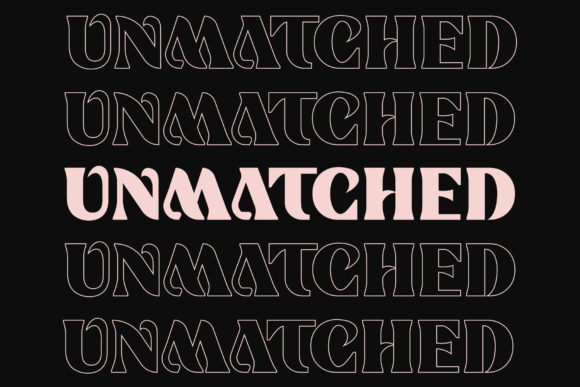 Unmatched Font Review: A Bold and Whimsical Display Typeface