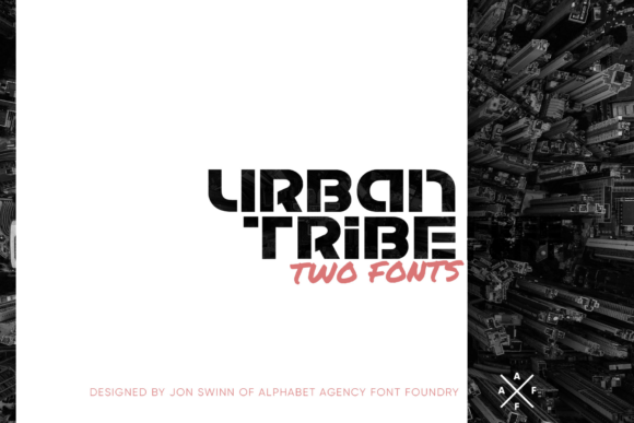 Urban Tribe: A Bold Display Font for Building Modern Brands