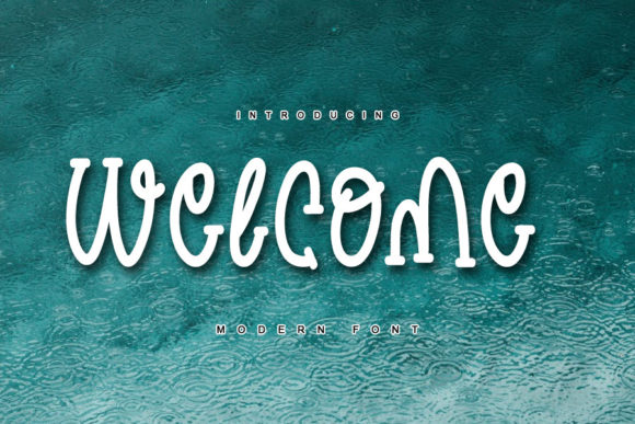 Welcome: A Font for Calm and Quirky Editorial Design